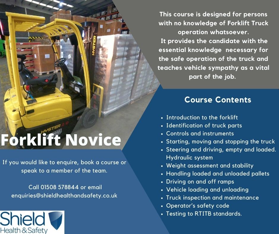 Forklift Novice Course